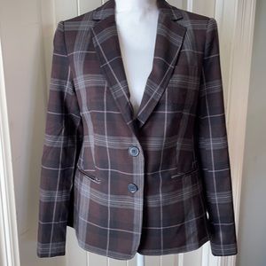 Philosophy NEW with tags Plaid Blazer Lined Size 2 Classy Trendy